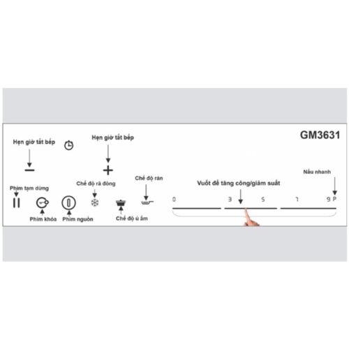 Bếp từ Munchen GM3631 (Taaffeite Series - Germany) 3 Bếp từ Munchen GM3631 (Taaffeite Series - Germany)