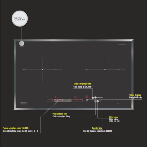 Bếp từ Munchen GM6839 (Klug Series - Germany) 4 Bếp từ Munchen GM6839 (Klug Series - Germany)