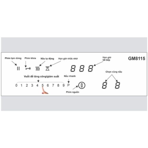 Bếp từ Munchen GM8115 (Versteckt Series - Germany) 3 Bếp từ Munchen GM8115 (Versteckt Series - Germany)
