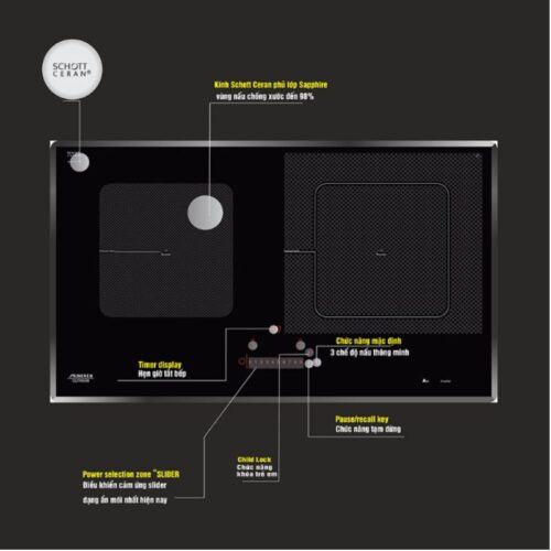 Bếp từ Munchen GM8226 (Standard Series - Germany) 4 Bếp từ Munchen GM8226 (Standard Series - Germany)