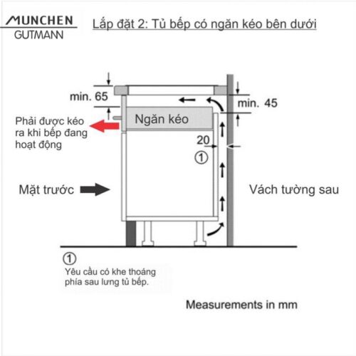 Bếp từ Munchen GM8999 5 Bếp từ Munchen GM8999