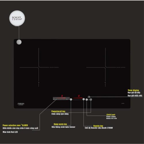 Bếp từ Munchen GM8999 7 Bếp từ Munchen GM8999