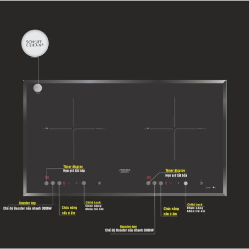 Bếp từ Munchen M216Max-A (Luxury Series - Italy) 4 Bếp từ Munchen M216Max-A (Luxury Series - Italy)