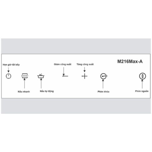 Bếp từ Munchen M216Max-A (Luxury Series - Italy) 3 Bếp từ Munchen M216Max-A (Luxury Series - Italy)